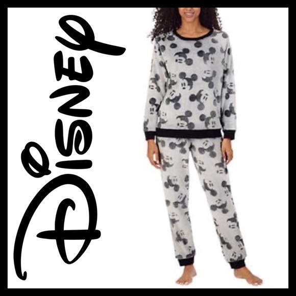 Disney Other - Disney Cozy Fleece Pajama Set Mickey Mouse